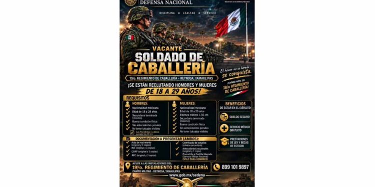 Va Ejército por nuevos soldados en Reynosa