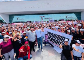 Brandon Lara levanta bandera obrera en respaldo a Sheinbaum