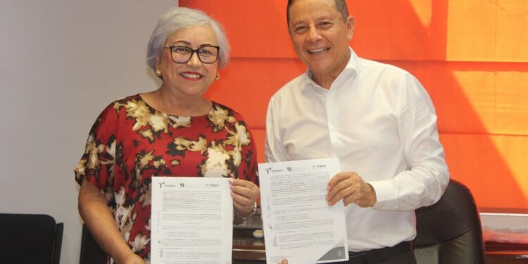 Formalizan ITAVU y Ayuntamiento de Aldama, acciones para brindar vivienda digna a familias de este municipio